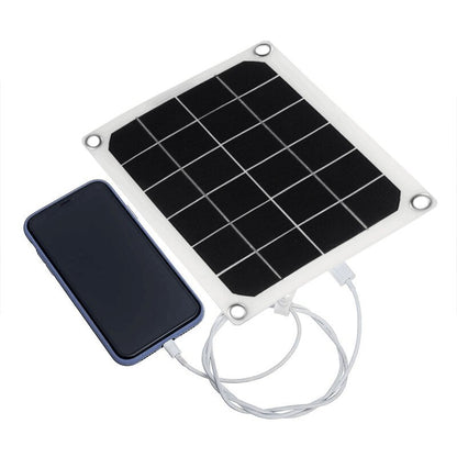 50W Solar Panel Portable Dual USB 5V 2A Battery Charger Solar Cell Board Car Charger For Phone RV Car Boat Yacht Camping