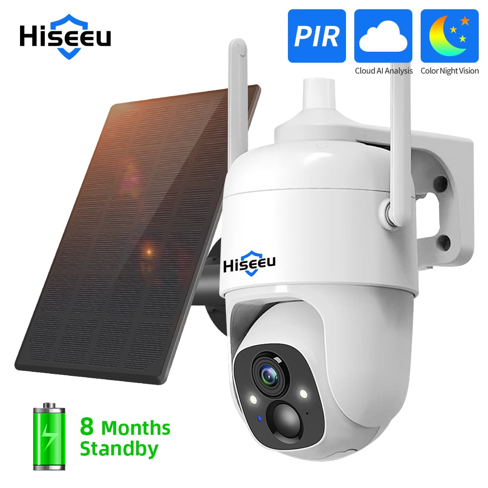 Hiseeu PIR Cloud Al Analysis Color Night Vision Hise