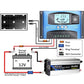MPPT Solarregler 30A 40A 50A 60A 100A Dual USB LCD Display 12V 24V Auto Solarzelle Panel Ladegerät Regler mit Last