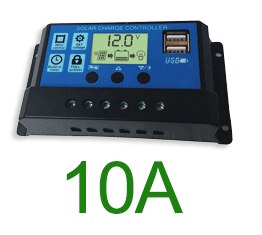 Controlador de panel solar profesional Regulador de carga de batería 2USB 12V / 24V 10A ~ 100A Sistema de control de farola fotovoltaica