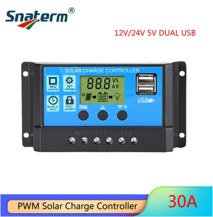 12V/24V SV DUAL USB SOLAR CHAR