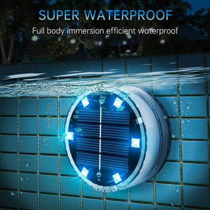 Luz solar LED para piscina RGB que muda de cor subaquática lâmpada de parede à prova d'água luzes de decoração para lagoa fonte aquário pátio