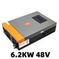 PowMr Grid Tie Inverter Hybrid 6KW 8KW 10KW MPPT Solar Inverter 48V 180A 160A 120A Daul PV In-Put e Second Output