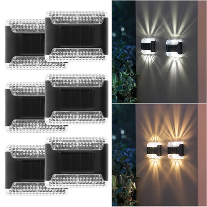 Led Solar Sunlight Wall Lamp Outdoor Garden Yard Patio Balcony Greenhouse Decorations Waterproof Lights House And Garden Decor