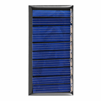 Mini PET Solar Panel 5V 60mA Sun Cell 2pcs Polycrystalline Solar Cell Photovoltaic Panel For 3.6V Battery Charger DIY Toy LED