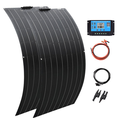 12v solar panel flexible 1500w 1000w 600w 450w 300w photovoltaic panel battery charger system for home car boat camping travel