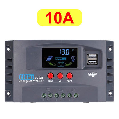 Contrôleur de Charge solaire MPPT régulateur 50VDC écran coloré pour batterie au plomb-acide au Lithium Lifepo4 GEL 10A/20A/30/40/50/60/100A