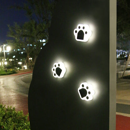 Solar LED Light Bear Paw Lamp Outdoor Waterproof Garden Decoration Landscape Atmosphere Buried Lights