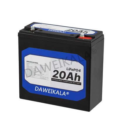 Nuova batteria LiFePo4 12V 20Ah Batteria al litio ferro fosfato Batteria ricaricabile LiFePo4 12V 24V per scooter per bambini Barca a motore Nessuna imposta