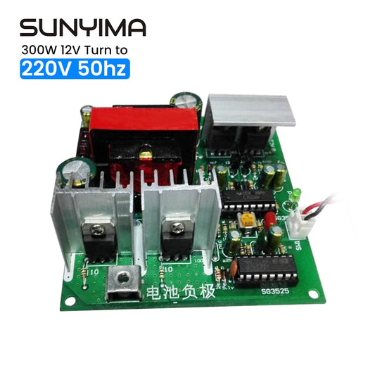 SUNYIMA 300W 12V a 220V Placa de Circuito Inversor de Onda Senoidal Modificada Conversor de Tensão DC-AC 50hz Placa Booster