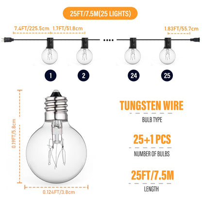 25FT/7,5M(25 LIGHTS) 7.4