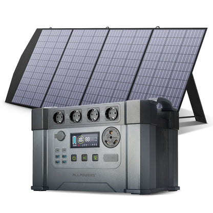 ALLPOWERS Générateur Solaire 1500W (S1500 + SP027 Panneau Solaire ALLPOWERS Générateur Solaire 1500W (S1500 + SP027 Panneau Solaire