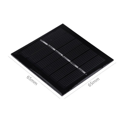 Solar Panel Outdoor 3W 5V Portable Charger Polysilicon DIY Solar Cells System for Light Moblie Phone Battery Charger