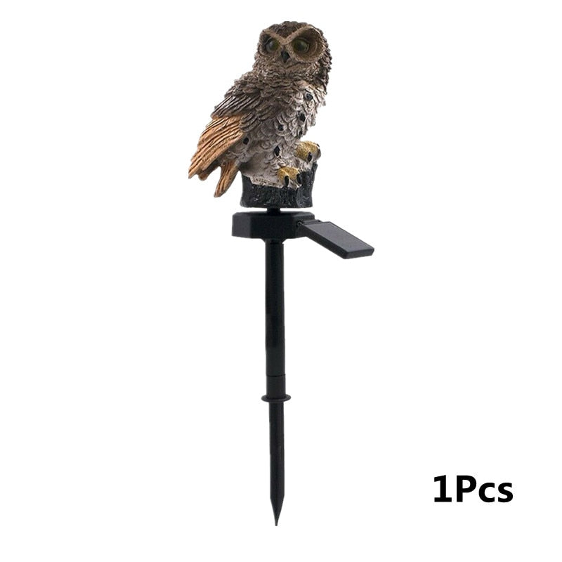 Solar Lamp Owl Animal Solar Garden Lights Solar Powered Solar Led Light Outdoor Garden Decoration Lamp Waterproof Solar Lights