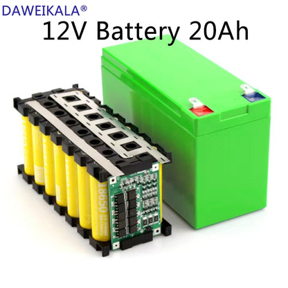 12V Battery 18650 Battery Pack 18650 lithium battery recharable battery Solar storage Battery Electric lighting Outdoor battery