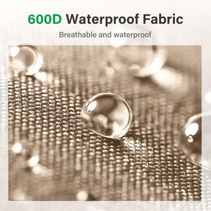 21W Solar Panel, 600D Waterproof Fabric Breathable and