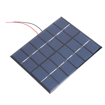 Solar Panel 10W 12V Outdoor DIY Solar Cells Charger Polysilicon Panels USB Outdoor Portable Solar for Cell Mobile Phone Chargers