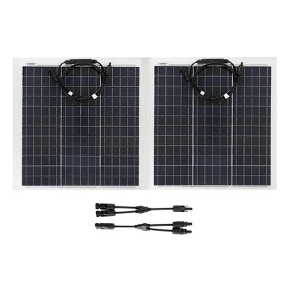 300W 600W Solar Panel Flexible Monocrystalline Cell RV 12V Solar Panel Kit With Controller Complete For Car Boat Battery Camping