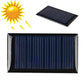 Hot Outdoors Tragbares 0,125 W/1 W 5 V Mini-Solarpanel-Ladegerät, polykristallines DIY-Batteriezellen-Lademodul für Telefone