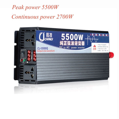 Inverter DC 12V 24V 48V 60V to AC 110V 220V Voltage Transformer Pure Sine Wave 3000W 4000W 5000W Power Converter Solar Inverter