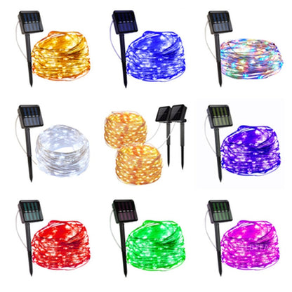 7/12/32M Solar Led Light Outdoor Solar Light Waterproof Fairy Garland String Lights Christmas Party Solar Lamp Garden Decoration