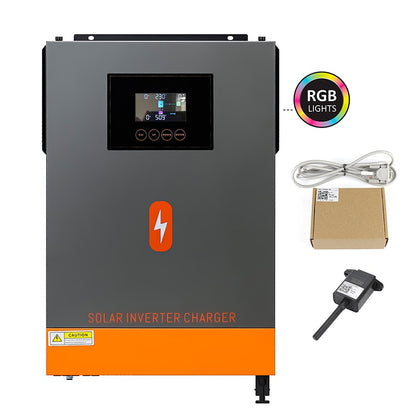 PowMr 6200W Inverter collegato alla rete 48V 230VAC MPPT 80A Uscita con pannello solare massimo Ingresso 500VDC Regolatore di carica solare MPPT integrato