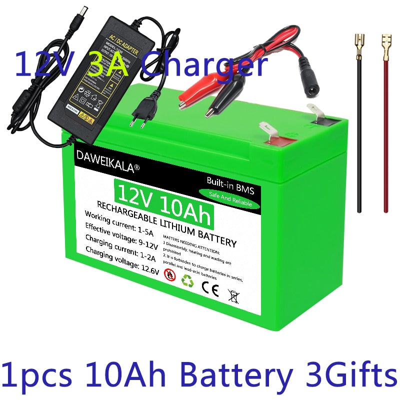 Built-in BMS 12V Andt 1OAh Battery RE