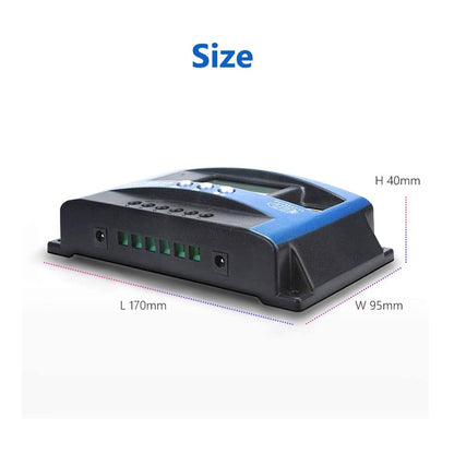 PowMr Solar MPPT 100A 60A 50A 40A 30A Charge Controller Dual USB LCD Display 12V 24V Solar Cell Solar Panel Charge Regulator