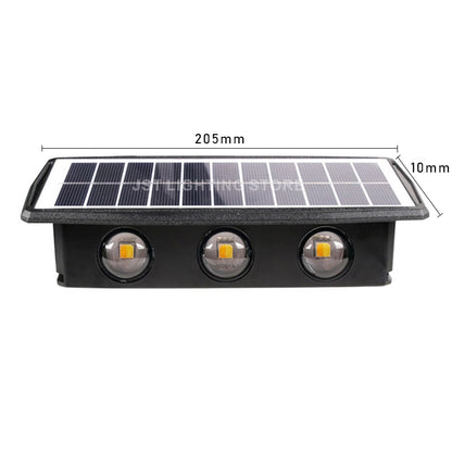 Solar LED Wall Light Outdoor Waterproof Garden Lights Wall Washer Villa Exterior Wall Lamp Terrace Strong Brightness Solar Lamps