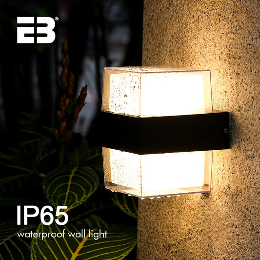Lámparas de pared interiores a prueba de agua IP65, lámpara de pared LED moderna de 2W y 12W, AC90-260V para exteriores, iluminación para exteriores montada en la pared