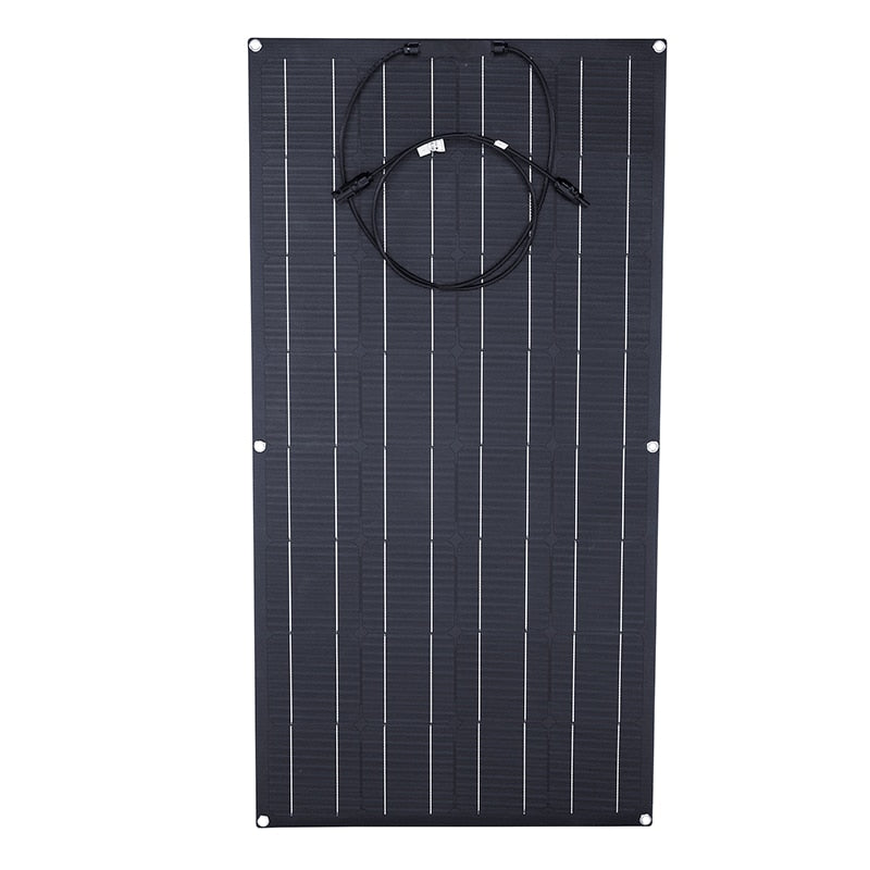 Panel solar 300W 600W PET Paneles flexibles Celda de panel de generación de energía fotovoltaica para kit de sistema de cargador de batería de 12V para exteriores