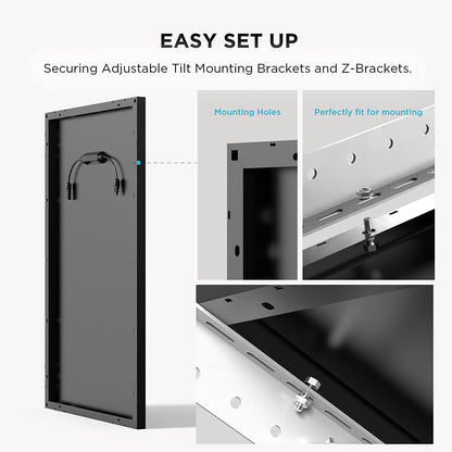 EASY SET UP Securing Adjustable Tilt