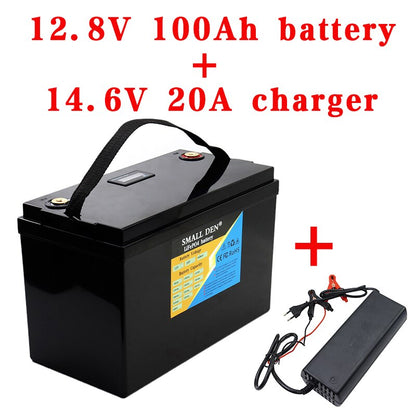 12V 160Ah 120Ah 100Ah 90Ah LiFePO4 battery For 12.8V RV Campers Golf Cart Off-Road Off-grid Solar Wind batteries / 14.6v charger