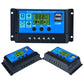 SUYEEGO 30A 20A 10A Solar Controller PWM Battery Charger 12V 24V Auto LCD Display Dual USB 5V Output Solar Panel PV Regulator