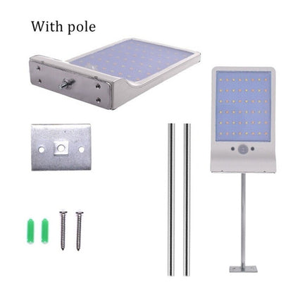 36/48 LED Solar Power Light PIR Motion Sensor IP65 Waterproof Outdoor Street Light Lamp Garden Yard Wall