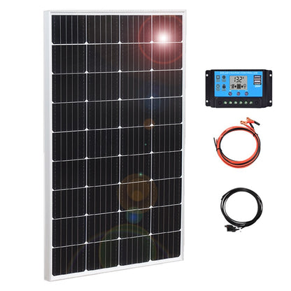 1500w 1000w 800w 600w 400w 200w glass solar panel aluminum frame 12v battery charger photovoltaic panel for home car boat camper