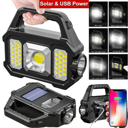 Solar & USB Power Main Light Main Lamp Low light Jhe main