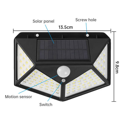 Solar panel Screw hole 13.Scm 0 Motion sensor