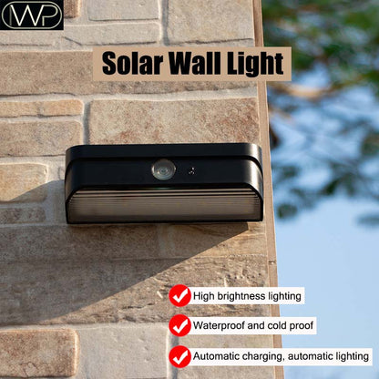 Solar Outdoor Light Wall Lamp Waterproof IP65 LED Step Stairway Patio Garden Fence Porch Street Signboard Terrace Villa Lighting