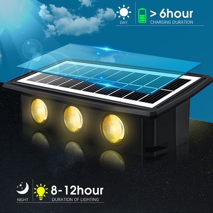 Decorative Solar Wall Light, > 6hour DAY CHARGING DURATION 8-