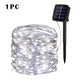 Luci solari a LED per esterni Lampada per festone di luci a forma di fata Impermeabile 8 modalità Luce a filo di rame per decorazioni da giardino 52/32/22 / 7M