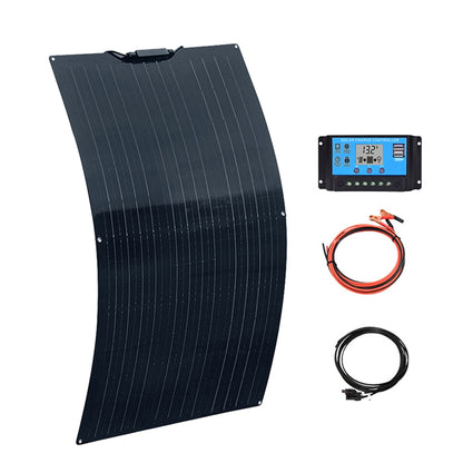 600w 300w 200w flexible solar panel 12v solar battery charger kit photovoltaic panel system for home car boats motorhome 1000w