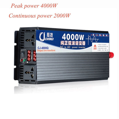 Inverter DC 12V 24V 48V 60V to AC 110V 220V Voltage Transformer Pure Sine Wave 3000W 4000W 5000W Power Converter Solar Inverter