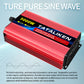 Onduleur EU Socket Pure Sine WaveAuto Accessoires DC 12V / 24V à AC 220V Convertisseur de transfert de tension Adaptateur de charge Affichage LED