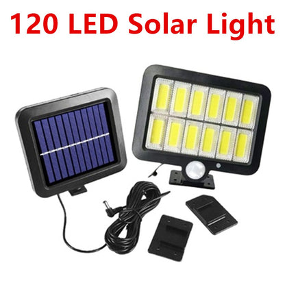 COB LED Solar Powered Light Outdoors PIR Motion Sensor Waterproof Wall Emergency Street Security Lamp For Garden Decoration