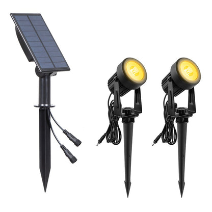 T-sunrise Solar LED Luz externa IP65 À prova d'água Luzes de decoração de jardim RGB Quente/frio Branco Lâmpadas de iluminação de jardim de paisagem