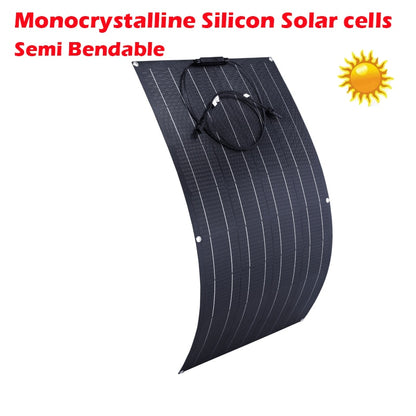 Monocrystalline Silicon Solar cells Semi Bend