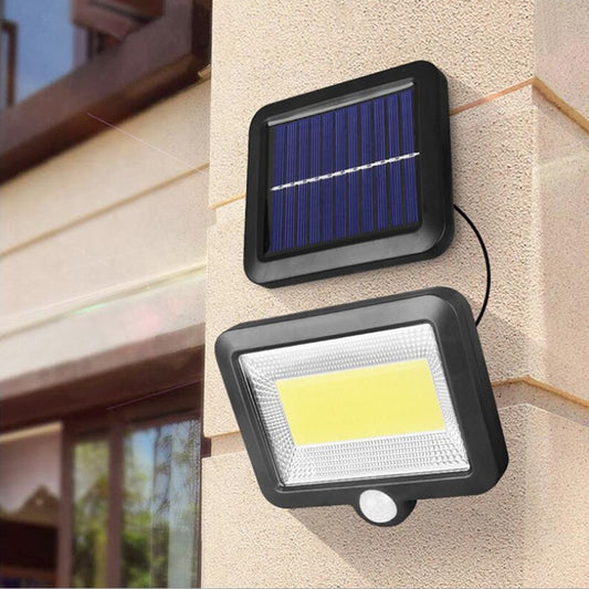 Luce solare Sensore di movimento per esterni Ricarica applique da parete Lampada a led di emergenza impermeabile per lampada da portico da giardino