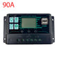 MPPT/PWM regolatore di carica solare 100A/50A/40A/30A/20A/10A 12V 24V pannello solare regolatore batteria con 2 porte USB Display LCD