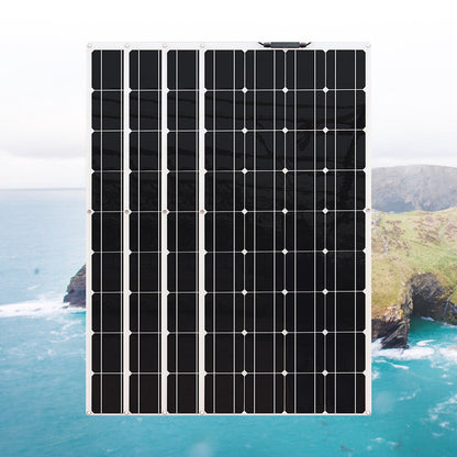 Flexible solar panel 18v 120w photovoltaic 240w 360W-600W 960w power 12v 24V charging for balcony light car Motorhome Boat yacht